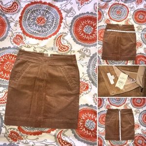 LOFT corduroy skirt